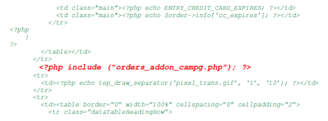 PHP Code Snippet